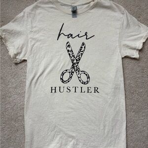 Gildan Cream Hair Hustler T-Shirt
